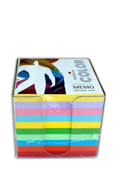 Generic Cube Memo 90 x 90 mm-870 sheet without glue plastic case Colored set