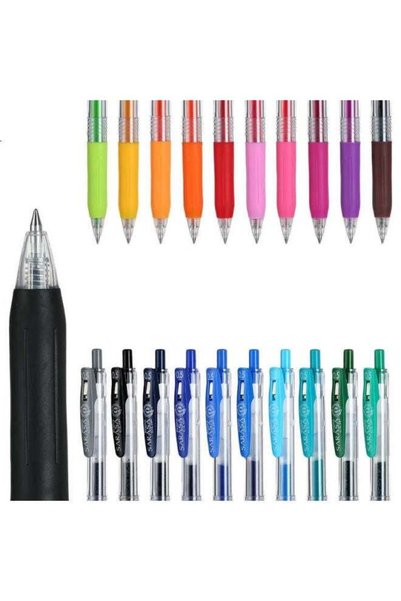 Generic Zebra Jj15 Retractable Gel Pen, Signature Pen, 0.5Mm Bullet Tip Gel I...
