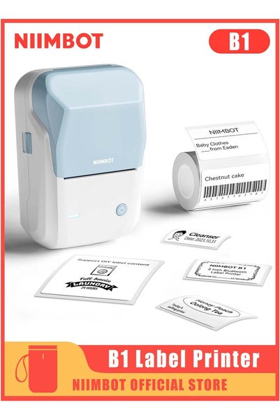 Generic B1 Label Maker Machine with Tape, Portable Bluetooth Label Maker, The...