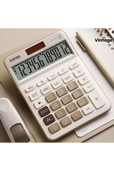 Generic Office Calculator Desktop, Colorful Desktop 12-Digit Calculator with ...