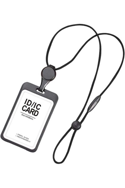 Generic Retractable Badge Holder Lanyard with Security Buckle – Large Capacit...