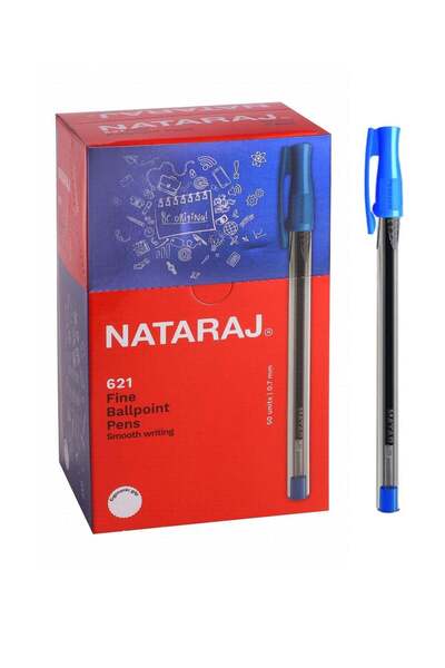 Generic 50-Piece Ballpoint Pen Fine 0.7mm Tip Blue Ink