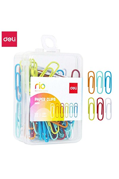 Generic E0024 Paper Clips - 29mm, Assorted Colors