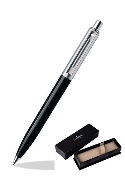 Generic Sentinal Ballpoint Pen With Chrome Trim And Black Barrel In Gift Box