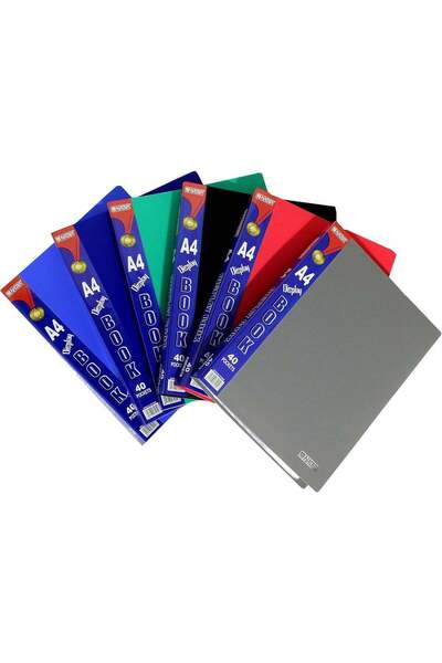 Generic Partner Display Book 40 Pocket (Black)- Pack Of 02