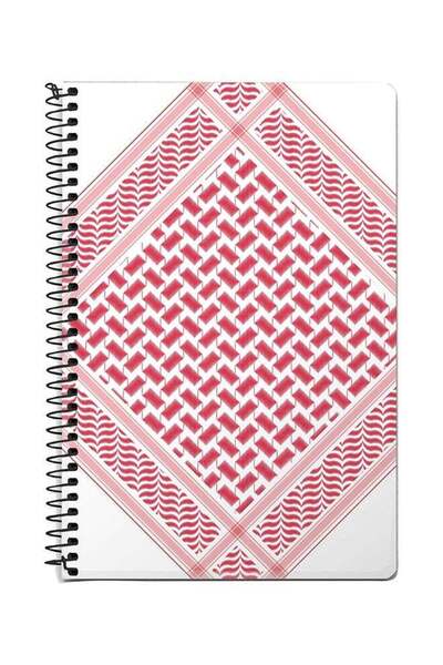 Generic Victory Shemag A5 Spiral Notebook Multicolour