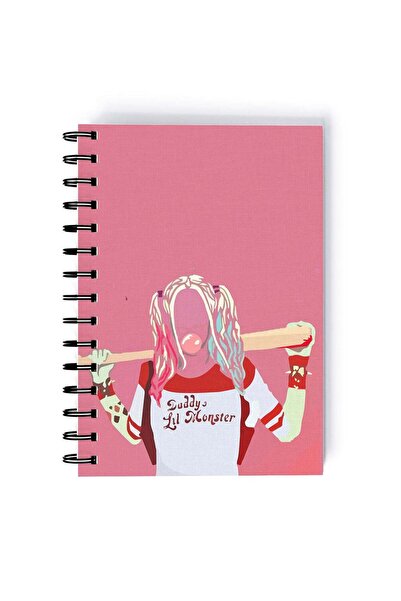 Generic Spiral A5 Notebook Lil Monster Design Dr Harleen Quinzel Squad Harley...