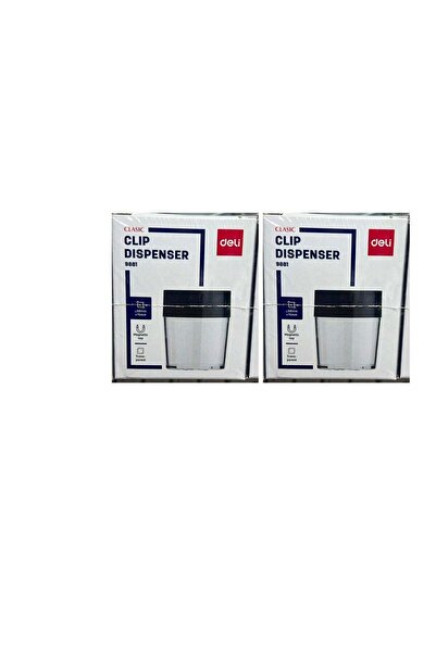 Generic Clip Dispenser Clear/Black /Deli Magnetic Paper Clip Dispenser