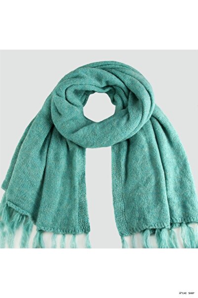 ZERO LAND Ilkestor Braided Yarn Winter (90855) Shawl Turquoise