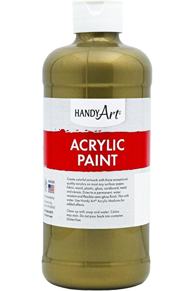 Handy Art طلاء أكريليك للطلاب 16 أونصة، أخضر فلورسنت
