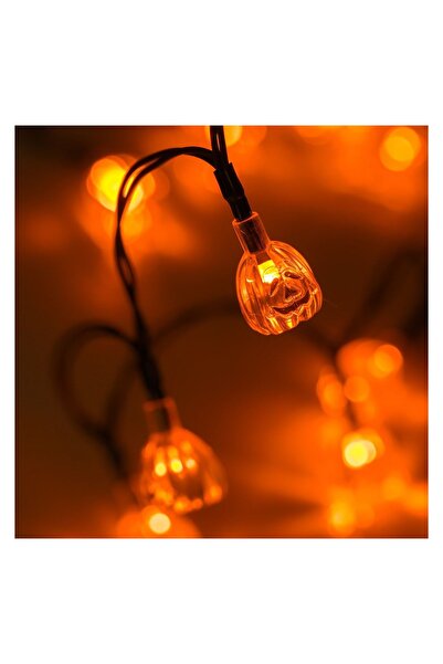 OEM Instalatie de Lumini cu 10 Becuri LED Dovleci Portocalii – decor luminos ...