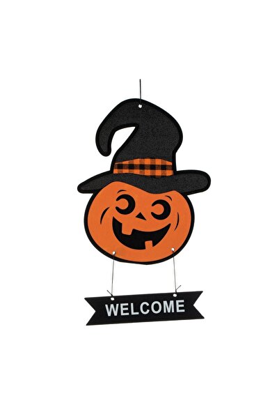 OEM Decorațiune Suspendabila de Halloween Dovleac cu Palarie Neagra 25x42 cm ...