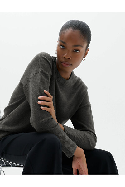 Marks & Spencer Kadın Air-Yarn Oversize Uzun Kazak