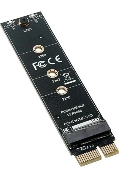 Tg Tech 3407 Adaptör Pcıe Ten Pcı-E 3.0 1x Destekli Yalnızca M.2 Pcı-E M Key ...