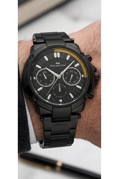Formotion Fm.B03222.Fm Black Steel Functions Active Men's Wristwatch