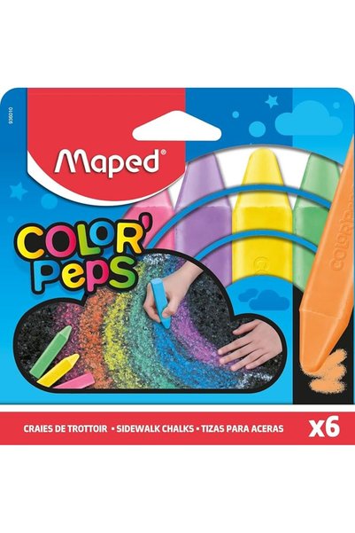 Maped Barb مجموعة أقلام تلوين باستيل من مابيد، 12 قطعة، متعددة الألوان