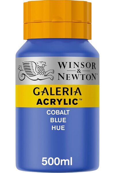 Winsor Newton مسحوق أكريليك جاليريا من وينسور آند نيوتن، لون أزرق، 250 مل، أن...