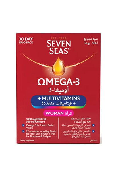 Seven Seas Omega-3 Plus Multivitamin for Women 30 Softgels
