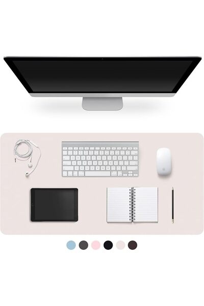 GENERAL Leather Desk Pad Protector,Non-Slip Desk Pad(Dark Gray, 31.5" x 15.7")