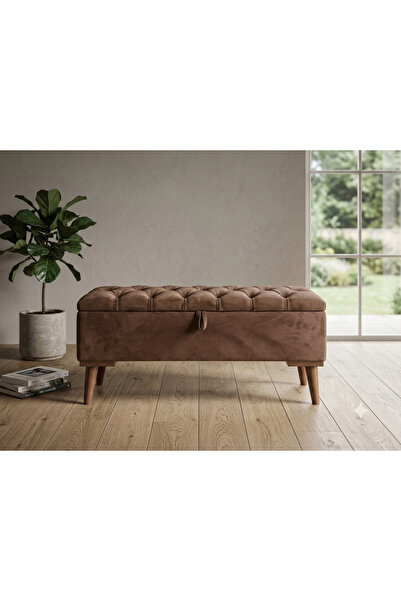 gürel Sandıklı puf Bench ayak ucu beybifes kumaş 90*35