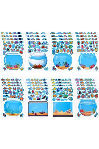 AZONEE Ocean Animal Stickers, Marine Life Decals, Underwater Sea Creature Fis...