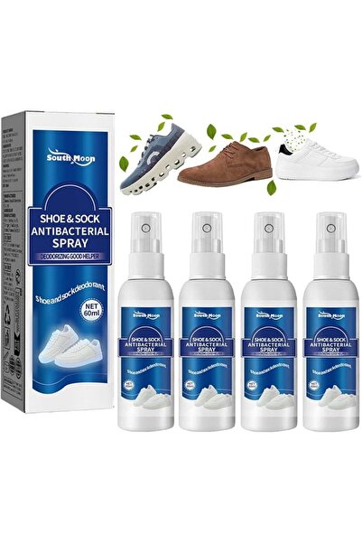 Yelajoy Shoe Deodorizer,4pcs odor Eliminator Spray, for Destroying Odors