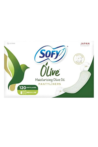 sofy Daily Women's Panty Liners with Moisturizing Olive Oil, Regular Size - 1...
