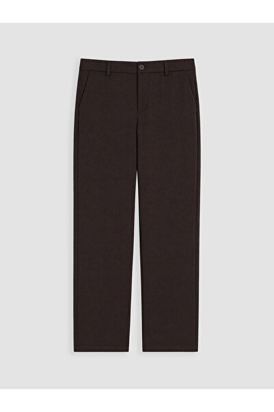 LC Waikiki Lcw Vision Brown Regular Fit Men's Trousers with Nevavm Difference