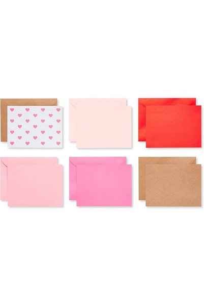 American Greetings single panel blank cards bulk with envelopes, pastel color...