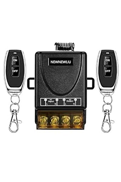 GENERAL مفتاح تحكم عن بعد لاسلكي 12 فولت، ريلاي DC12V/24V/48V/72V/30A، مفتاح ...