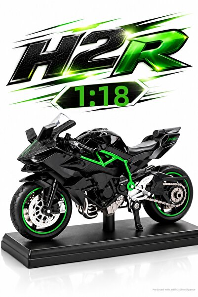 craftivio 1:18 scale h2r metal alloy motorcycle model - suspension and stand ...