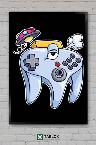 tablomaxtbx Consola de jocuri Nintendo Consola de jocuri Retro Artă înrămată ...