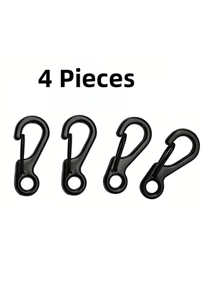 bga shopping EDC Mini Μαύρο Καραμπίνερ / Κλιπ για τσάντα και μπρελόκ, Ελατηρι...