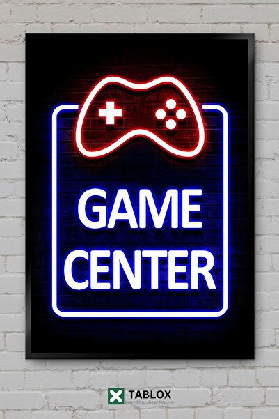tablomaxtbx Game Center Neon Quotes Game Center Artă Decor de perete Tablou d...