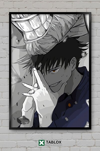 tablomaxtbx Jujutsu Kaisen Fushiguro Megumi Άνιμε Μάνγκα Ιαπωνική Αφίσα με Πλ...