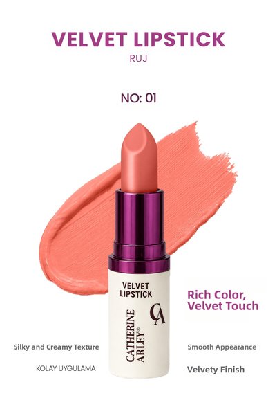 Catherine Arley Velvet Lipstick Lipstick No 01