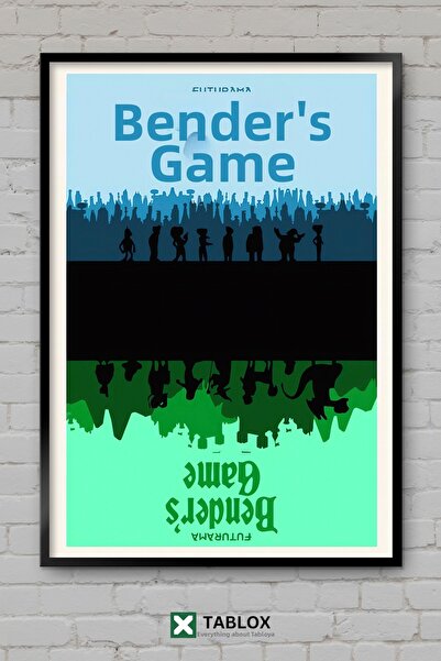 tablomaxtbx Futurama Bender Personaj Desene animate Artă Decor de perete Tabl...