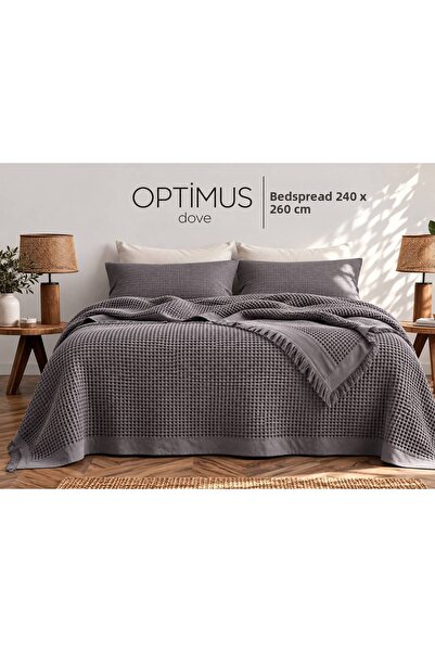 BOZBEYLER Majoli Optimus Double Pike - Bedspread 240 X 260 Textured Tufted