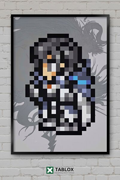 tablomaxtbx Final Fantasy Xiii Cid Raines Pixel Sprite Character Framed Decor...