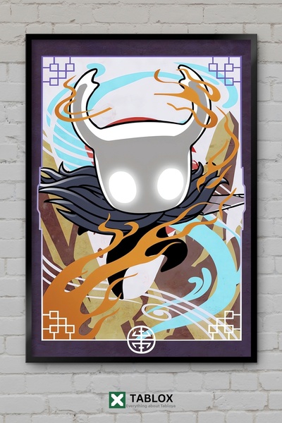 tablomaxtbx Hollow Knight Knight of the Dark Fantastic Game Frame View Decora...