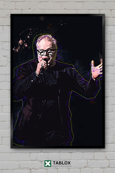 tablomaxtbx Herbert Grönemeyer Cântăreț Poster muzical Tablou decorativ înrăm...