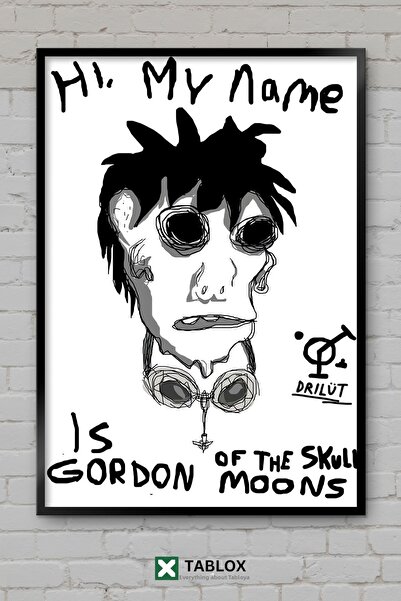 tablomaxtbx Gordon Of The Skull Moons Tablou decorativ din MDF cu aspect fant...