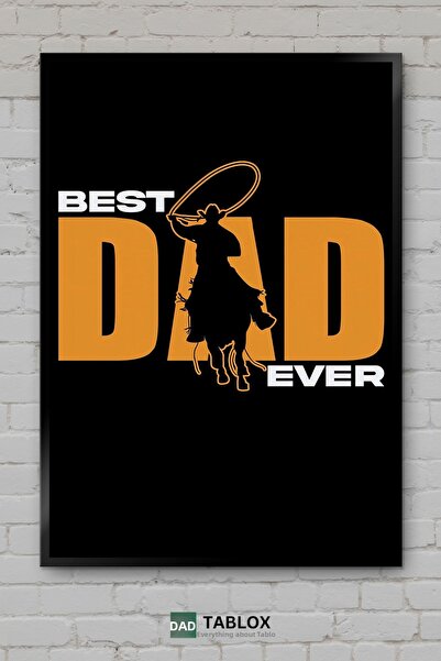 tablomaxtbx Fathers Day Best Dad Ever Father's Day Best Dad Framed Decorative...