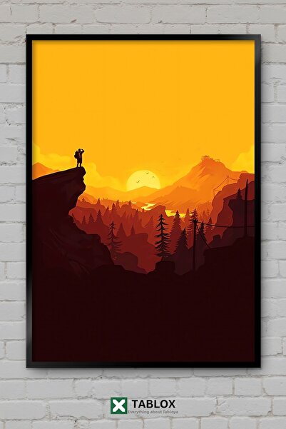 tablomaxtbx Firewatch Видео игра Горско приключение Постер с изображение на о...