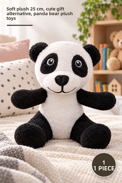Yenilig 1 Piece Plush Panda Toy – Soft Plush 25 Cm, Cute Gift Alternative, Te...