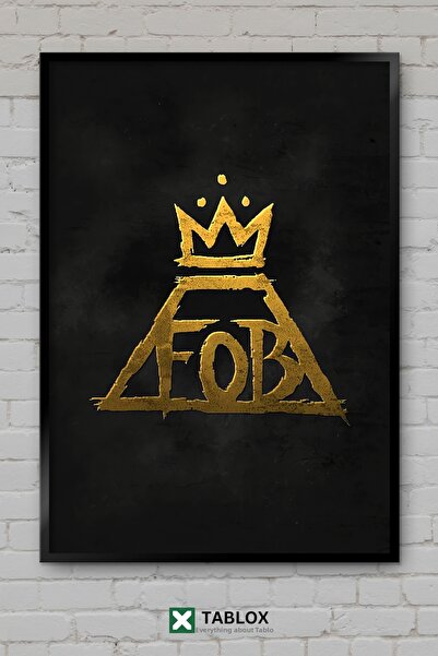 tablomaxtbx Fall Out Boy Fob Patrick Rock Μουσικό συγκρότημα Αφίσα με κορνίζα...