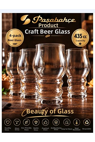 Paşabahçe Craft Beer Glass 410 Cc High Quality Authentic Product