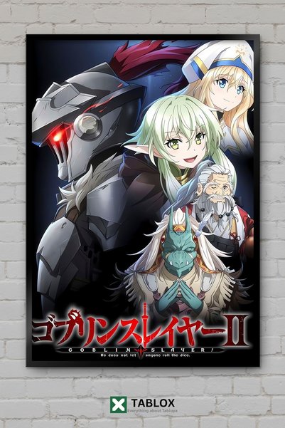 tablomaxtbx Seria Goblin Slayer Anime Manga Tablou decorativ MDF cu ramă fant...