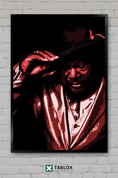 tablomaxtbx George Clinton Cântăreț Muzică Funk Portret Tablou decorativ înră...