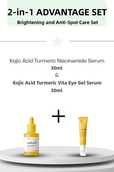 Medicube Kojic Acid Skin Lightening and Anti-Blemish 2-Piece Care Set: Kojic ...